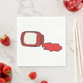 Gemorste Jam Schattigee Rode Jelly Jar Servet (Insitu)