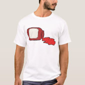 Gemorste Jam Schattigee Rode Jelly Jar T-shirt (Voorkant)