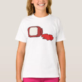 Gemorste Jam Schattigee Rode Jelly Jar T-shirt (Voorkant)