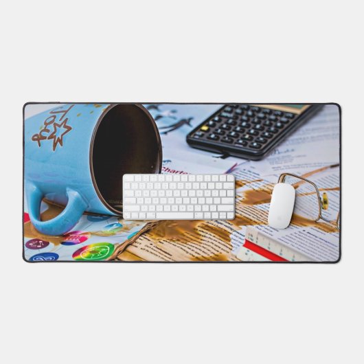 Gemorste koffie bureaumat (Keyboard & Muis)