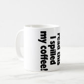 Gemorste koffie! OMG! Koffiemok (Voorkant links)