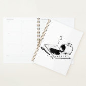 Gemorste koffie op rapport Grappige kantoormisère Planner (Display)