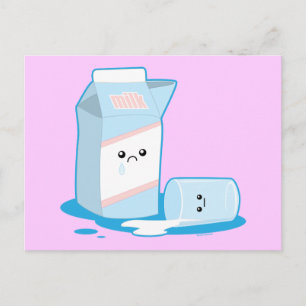 gemorste melk briefkaart