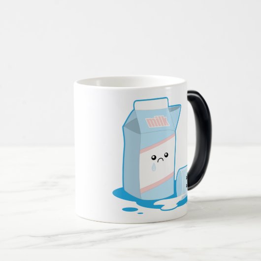 gemorste melk magische mok (Voorkant rechts)