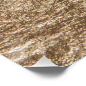 gemorste monogramtypografie goudpapier perfect poster (Hoek)