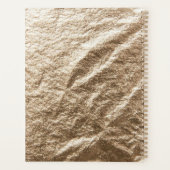  gemorste monogramtypografie goudpapier planner (Achterkant)