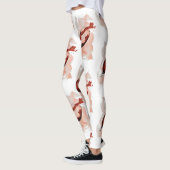 Gemorste rode wijn glas – Elegante en expressieve  Leggings (Links)