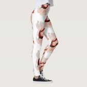 Gemorste rode wijn glas – Elegante en expressieve  Leggings (Rechts)