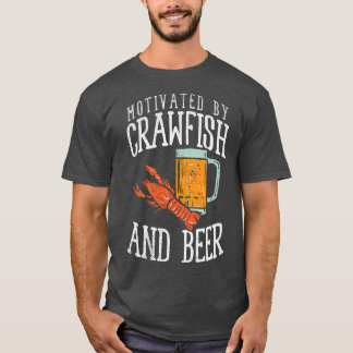 Gemotiveerd door kraaien en bier t-shirt