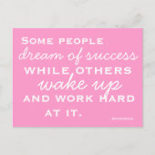 Gemotiveerd en geïnspireerd Briefkaart (Voorkant)