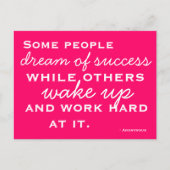 Gemotiveerd en geïnspireerd Briefkaart (Voorkant)