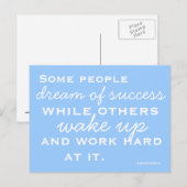 Gemotiveerd en geïnspireerd Briefkaart (Voorkant / Achterkant)