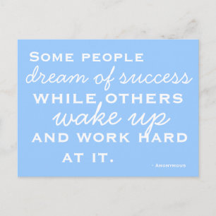 Gemotiveerd en geïnspireerd Briefkaart
