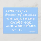 Gemotiveerd en geïnspireerd Briefkaart (Voorkant)