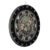 Gemotiveerd Football Dartbord (Voorkant Links)