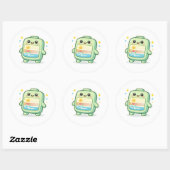 Gemotiveerd Ronde Sticker (Vel)