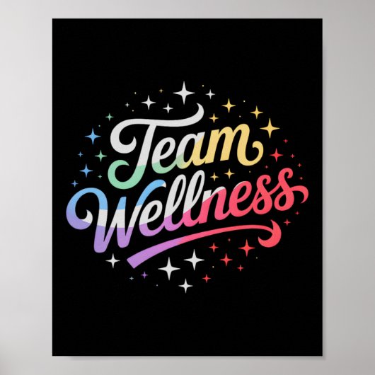 Gemotiveerd Team Wellness P.e Gym Ninja Workout Pt Poster (Voorkant)