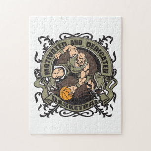 Gemotiveerde Basketball Legpuzzel