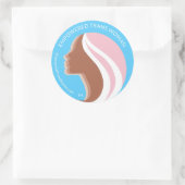 Gemotiveerde Trans Woman 3" Sticker (#A) Blad van  (Tas)