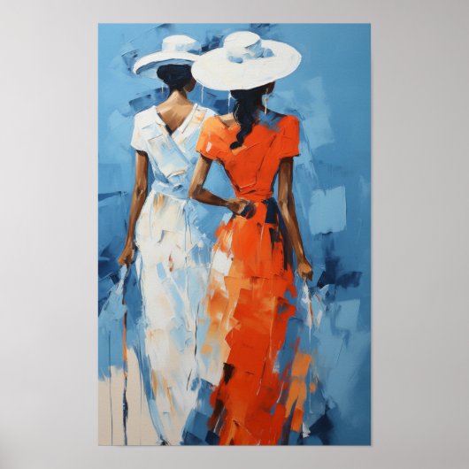 Gemotiveerde Vrouwen - Zondag Best🌈 Poster (Voorkant)