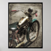  gemotoriseerd fietsenPoster Poster (Voorkant)