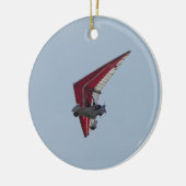 Gemotoriseerde hangglider keramisch ornament (Links)