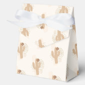 Gemotoriseerde minimalistische Boho Desert Cactus  Bedankdoosjes (Voorkant)