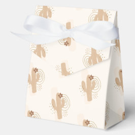 Gemotoriseerde minimalistische Boho Desert Cactus  Bedankdoosjes