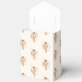 Gemotoriseerde minimalistische Boho Desert Cactus Bedankdoosjes (Open)