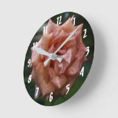 Gemotteld perzikaanventilator ronde klok (Hoek)