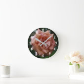 Gemotteld perzikaanventilator ronde klok (Huis)