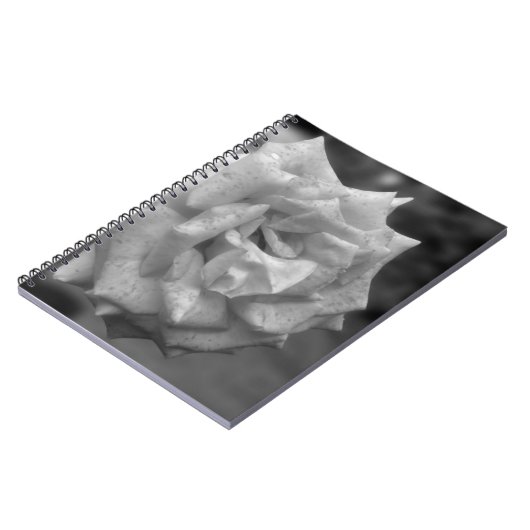 Gemotteld Roos ventilator in W Notitieboek (Linkerzijde)