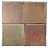 Gemottled gemarmerde aardtoonset van 4 wanddecor-k tegeltje (Voorkant)