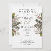 Gemoute botanisch | Aardkleuren | Weddenschap Kaart (Voorkant)