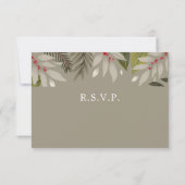 Gemoute botanisch |Moss Grey & Red | Weddenschap R (Achterkant)