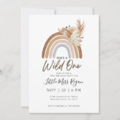 Gemouteerde regenboog WILD 1 eerste uitnodiging (Voorkant)
