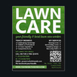 Gemouweerd gazon, Graszorg Flyer<br><div class="desc">Mowed Lawn,  Lawn Care Services Adverteren Flyer door The Visitekaartje Store.</div>