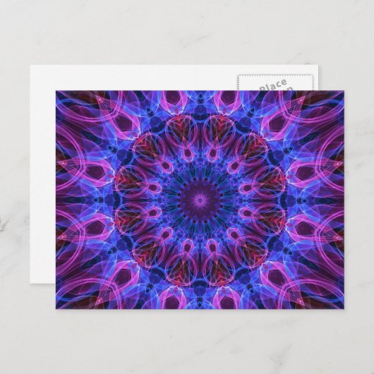 GemRings kaleidoscoop Briefkaart (Voorkant / Achterkant)