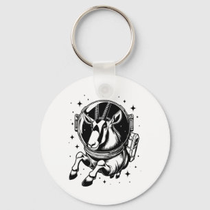 Gemsbok Dad Mom Space - Astronaut Gemsbok Sleutelhanger