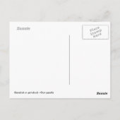 Gemsbok grazing briefkaart (Achterkant)