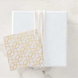 Gemstenen Abstract Modern Print Metallic Bedankjes Labels