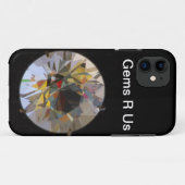 Gemstenen Case-Mate iPhone Case (Achterkant (horizontaal))