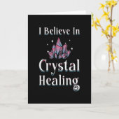 Gemstenen healer ik geloof in het gezond maken van kaart (Gele Bloem)