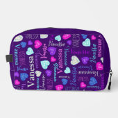 Gemstenen hekelt de douanenaam kleurful Vanessa Toilettasje (Voorkant)