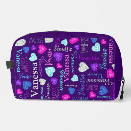 Gemstenen hekelt de douanenaam kleurful Vanessa Toilettasje