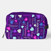 Gemstenen hekelt de douanenaam kleurful Vanessa Toilettasje (Achterkant)