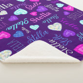 Gemstenen heten de douanenaam kleurrijke Stella Sherpa Deken (3/4)