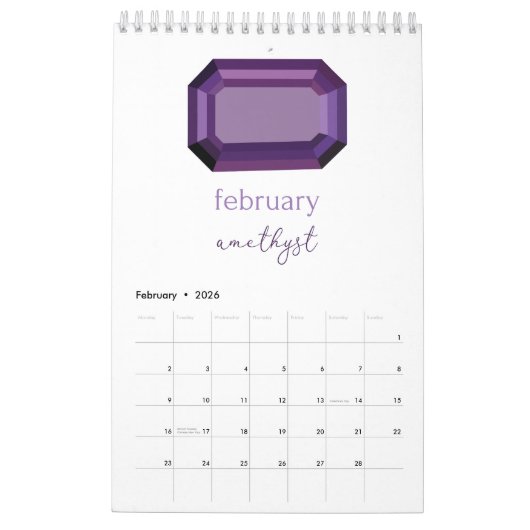 Gemstenen Kalender (Feb 2026)