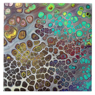 Gemstenen Oorspronkelijke Abstracte kunsttegel Tegeltje