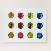 Gemstenen Puzzle Legpuzzel (Horizontaal)